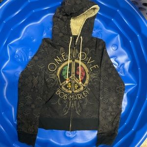 Vintage Bob Marley zip up hoodie